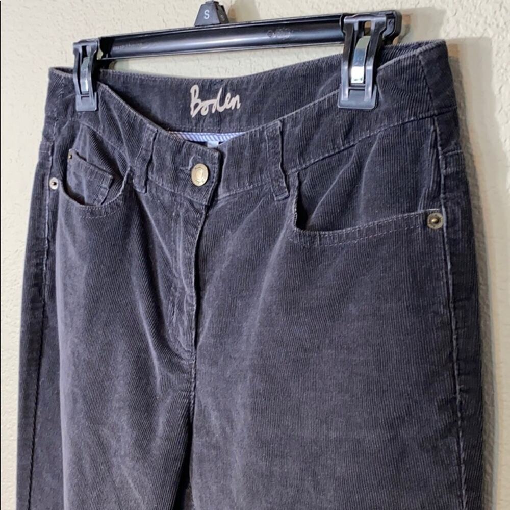 Boden Corded Straight Jeans Graphite Gray - Picture 4 of 14